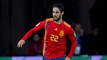 Isco con la Selecci&oacute;n espa&ntilde;ola. 