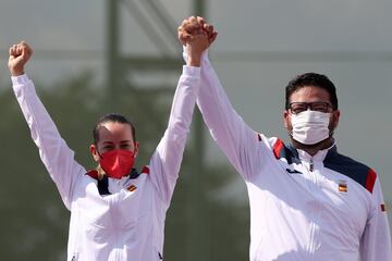 Alberto Fernández y Fátima Gálvez ganan la primera medalla de oro para España en Tokio. Lo lograron en trap mixto, una modalidad que debutaba en los Juegos. El cuarto metal en tiro para España en un deporte en el que, pese a grandes resultados internacionales.