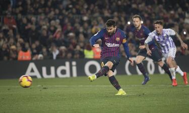 Leo Messi sees his penalty strike rate drop to 77%