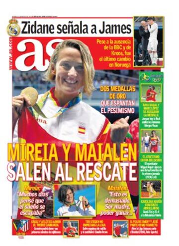 Las portadas de AS de agosto