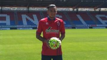 Callens, durante su presentación.