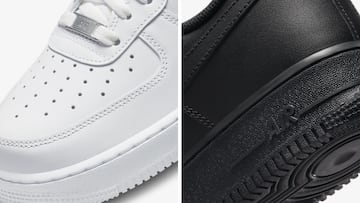 Zapatillas Nike Air Force 1 blancas y negras baratas