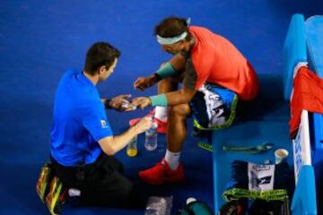 La semifinal entre Nadal y Federer, en imágenes