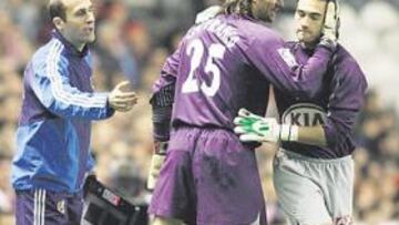 <b>EL TESTIGO. </b>Ismael Falcón sustituyó a Leo Franco en el minuto 38 del partido entre Atlético y Athletic.