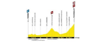 Perfil de la 14ª etapa del Tour de Francia 2019 con final en el Tourmalet.