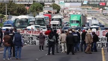 Bloqueo en la carretera Mexico-Toluca: qué pasó y vías alternas
