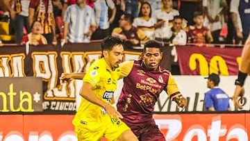 Tolima y Bucaramanga empatan sin goles en Ibagué
