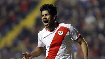Diego Costa con el Rayo.