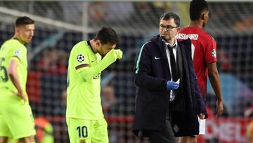 ¿Qué es el frasco que llevaba el doctor en la mano cuando atendía a Leo Messi?