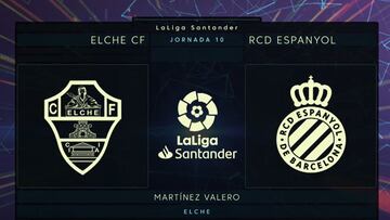 Resumen y goles del Elche vs. Espanyol de LaLiga Santander