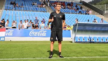 Diego Llorente con la Real Sociedad. 