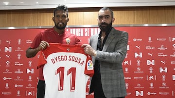 Presentaci&oacute;n de Dyego Souza como nuevo jugador de la UD Almer&iacute;a.