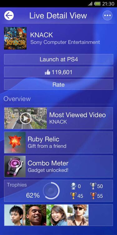 Así es la interfaz de usuario de PlayStation 4