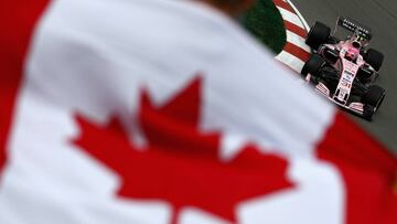 MONTREAL, QC - JUNE 09: Esteban Ocon of France driving the (31) Sahara Force India F1 Team VJM10 on track during practice for the Canadian Formula One Grand Prix at Circuit Gilles Villeneuve on June 9, 2017 in Montreal, Canada. Clive Mason/Getty Images/AFP
== FOR NEWSPAPERS, INTERNET, TELCOS & TELEVISION USE ONLY ==