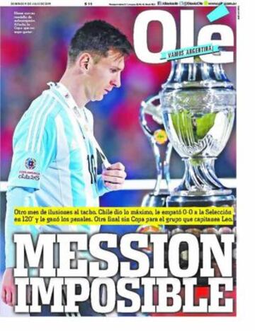 Portadas de la prensa deportiva