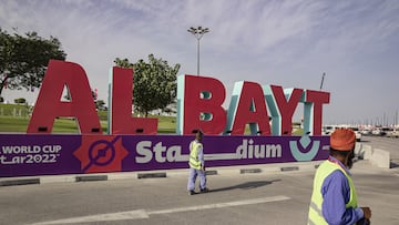 Soccer Football - FIFA World Cup Qatar 2022 Preview - Doha, Qatar - November 12, 2022 General view near by Al Bayt Stadium ahead of the FIFA World Cup Qatar 2022 REUTERS/Marko Djurica