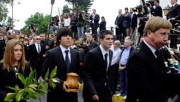 SENTIDO ADIÓS. Pedreña se volcó en la despedida de su vecino más ilustre.