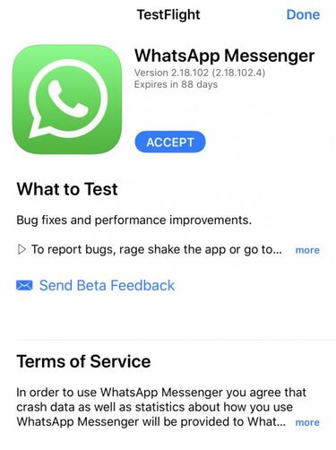 Ya puedes descargar y probar el nuevo WhatsApp Beta para iPhone