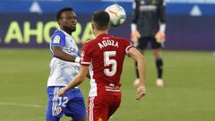 James Igbekeme, durante el partido contra el Almer&iacute;a.