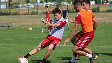 Entrenamiento el Mirandés