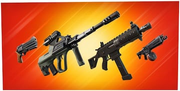 Varias de las armas nuevas y que regresan durante la Temporada 2 de Fortnite Cap&iacute;tulo 3