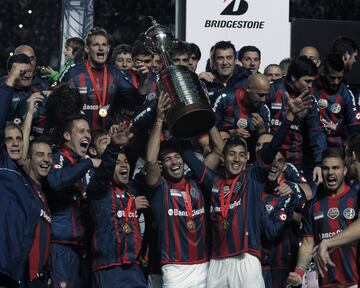 San Lorenzo se coronó campeón de la Copa Libertadores 2014 con Carlos Valdés. 