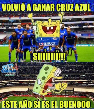 Los memes se rinden ante el invicto de Cruz Azul