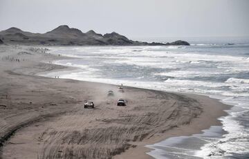 Cuarta etapa del Dakar en imágenes