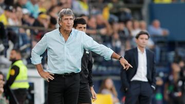 Pellegrini, ante el Villarreal.
