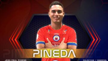 Pineda cambia de club en Colombia y jugará la Sudamericana