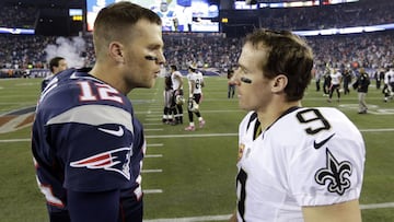 Dos cuarentones, Brees y Brady protagonizan lo que ser&iacute;a el duelo m&aacute;s atractivo del primer domingo, un partido con grandes implicaciones.