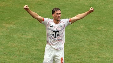 Leon Goretzka, en un partido con el Bayern.