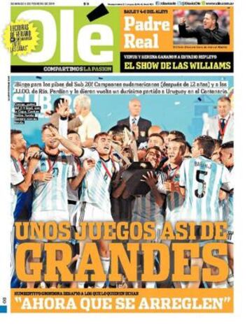 Portadas de la prensa deportiva