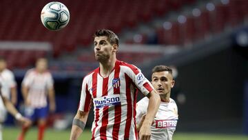 Morata en el partido Atlético de Madrid-Mallorca