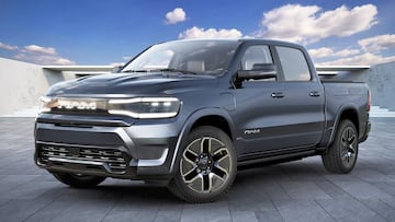 2025 Ram 1500 REV front three-quarters