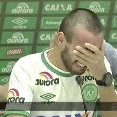 Uno de los supervivientes del Chapecoense ya toca balón