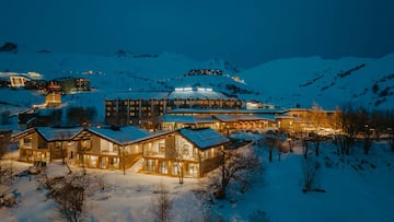 Hotel estación esquí Gudauri (Georgia).