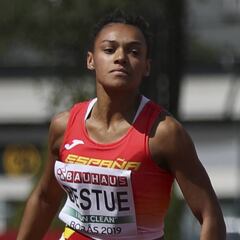 Jaël Bestue, a toda velocidad: bronce europeo Sub-20 en 100