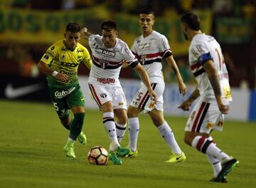 Defensa y Justicia y Sao Paulo empataron en Buenos Aires.