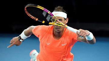 Rafa Nadal, durante el Open de Australia.