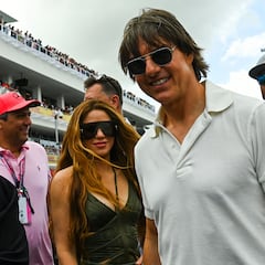 Shakira and Tom Cruise spotted together at the F1 Miami Grand Prix