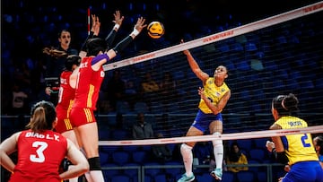 Colombia - China en el Campeonato Mundial de Voleibol Femenino