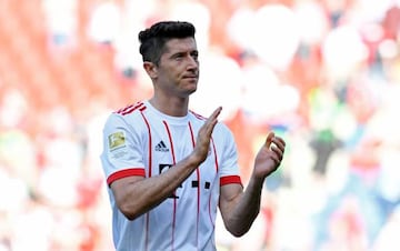 Bayern Munich's Robert Lewandowski