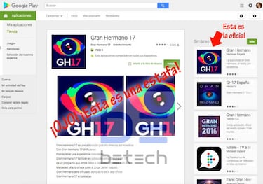 Cuidado con esta app de Gran Hermano 17, es una estafa