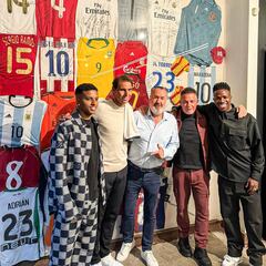 Rafa Nadal, Vinicius, Rodrigo, Alejandro Sanz... cenan junto a otros famosos