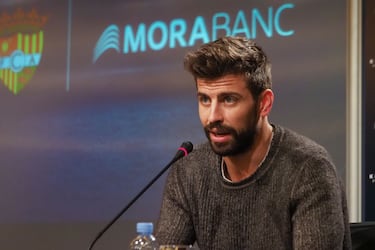 Gerard Piqué durante un acto.