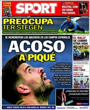 Portadas de la prensa deportiva