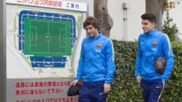 Bartra, con Sergi Roberto.