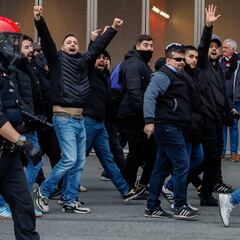 Retenidos 50 ultras del Leganés en Bilbao