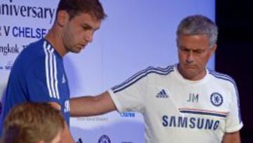 Ivanovic con Mourinho.